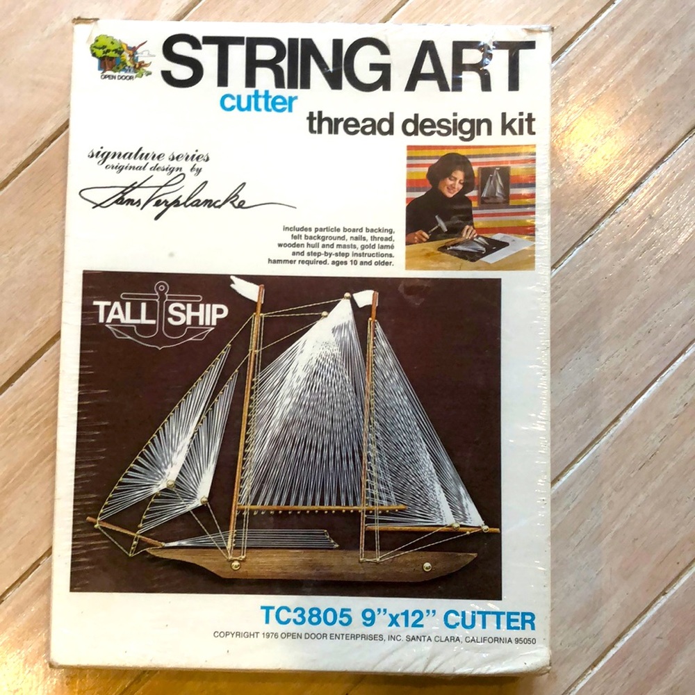 OpenDoor String Art TC3805 Cutter Tall Ship